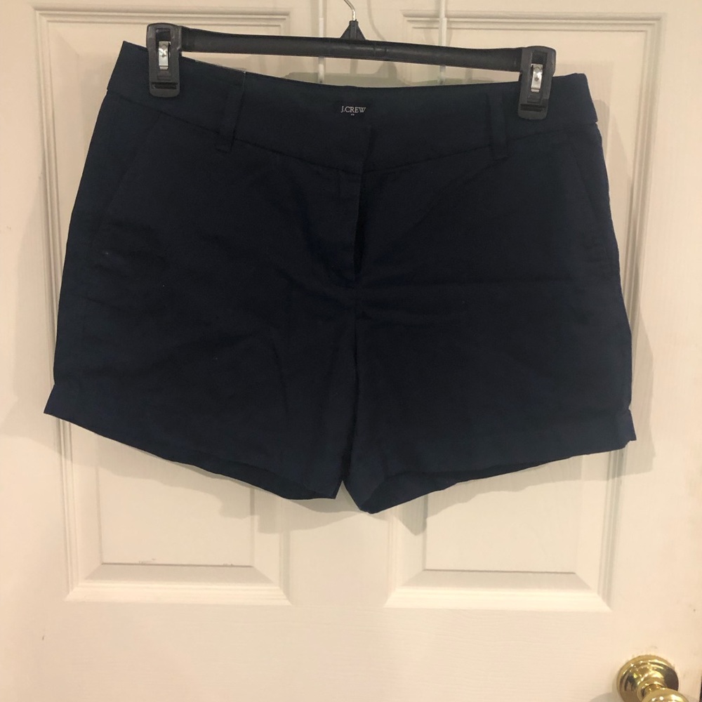 J Crew navy shorts. Women’s size 10 new with tags 5” inseam